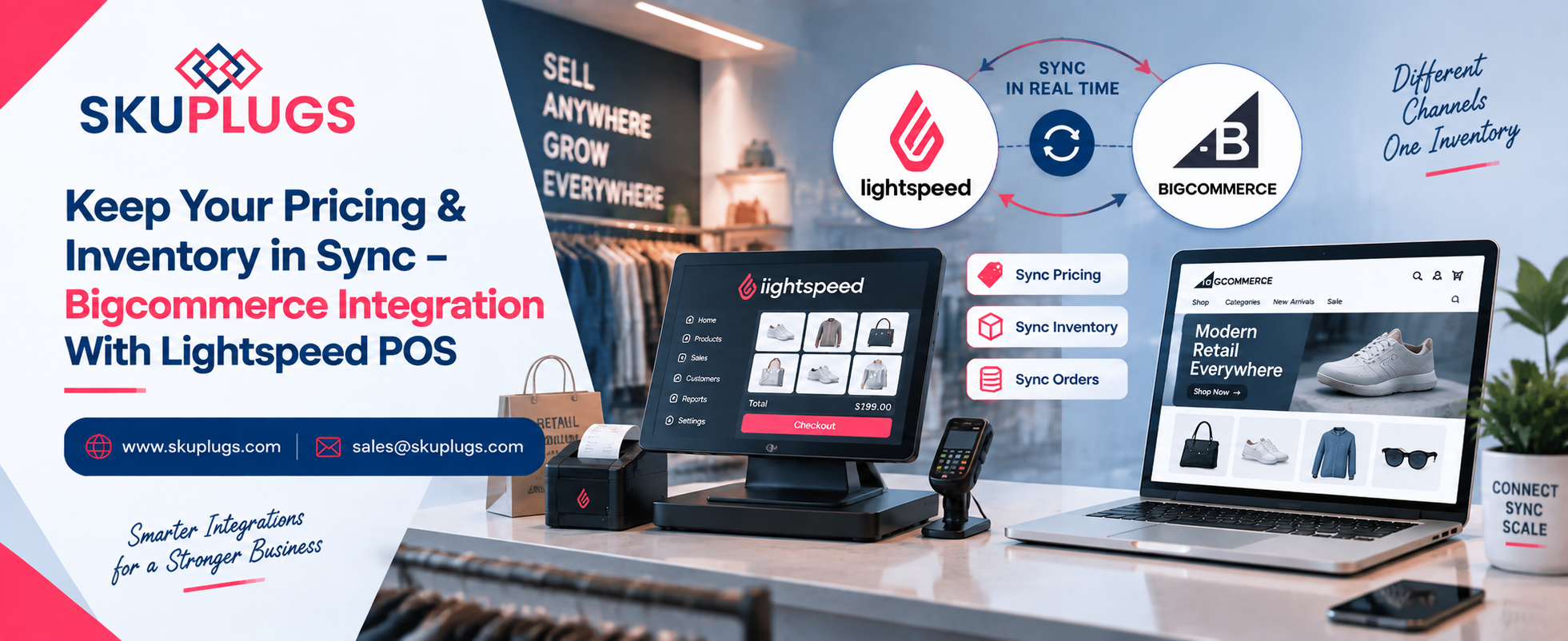 Bigcommerce Lightspeed POS SKU-Plugs