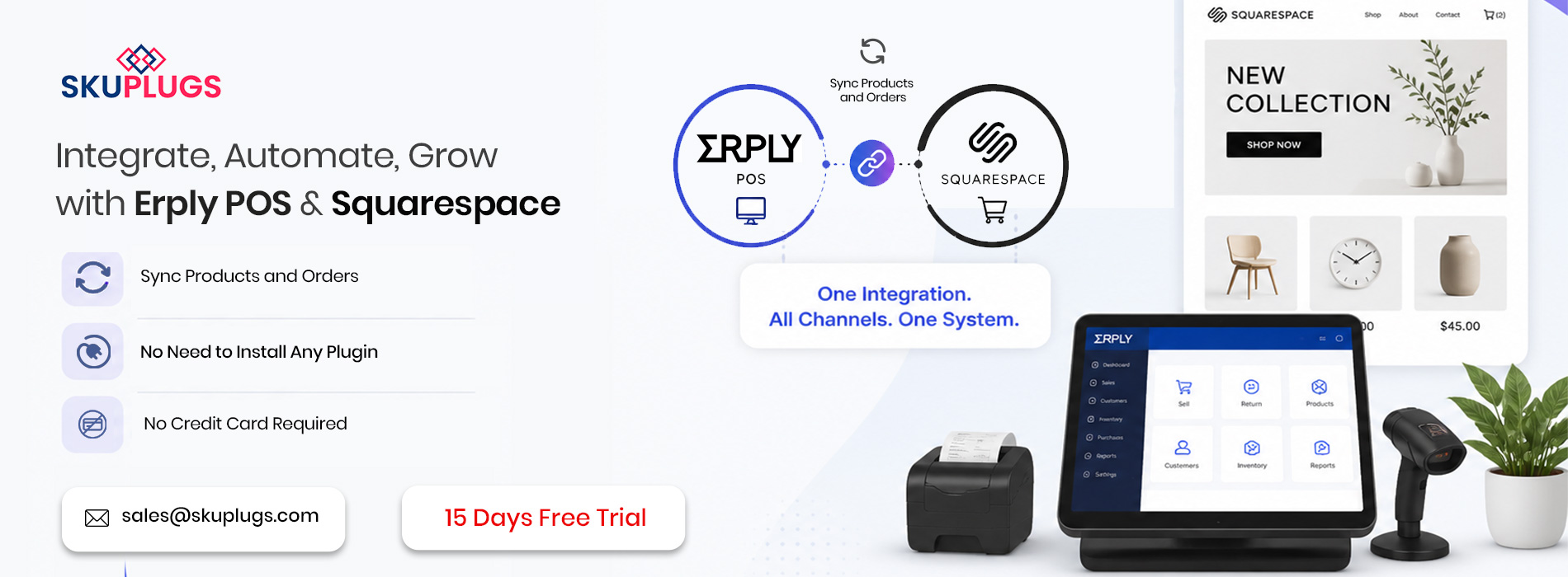 Case Study of Erply Squarespace Integration