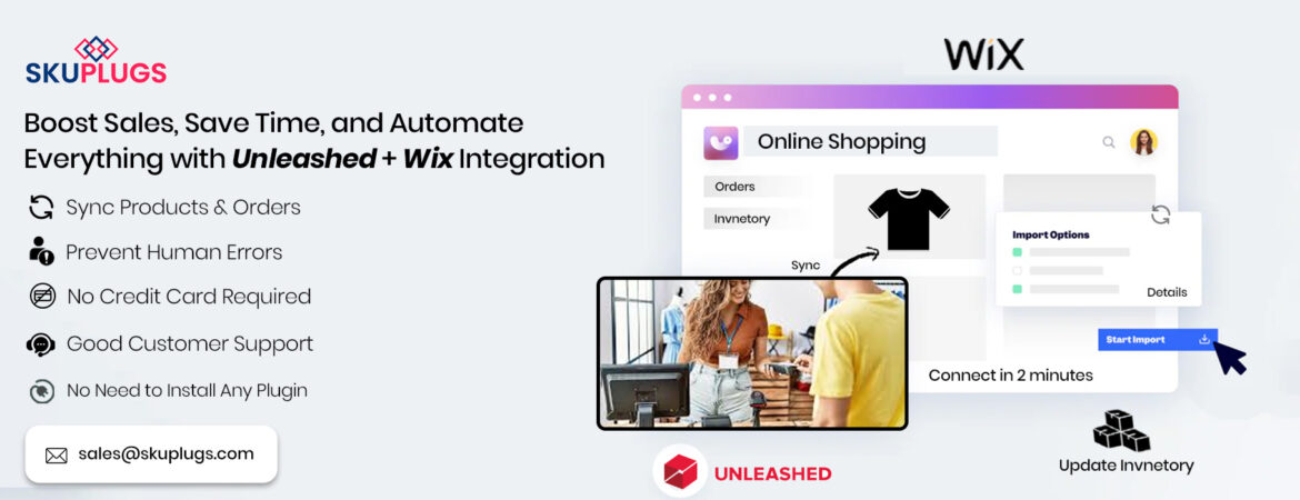 Unleashed Wix Integration