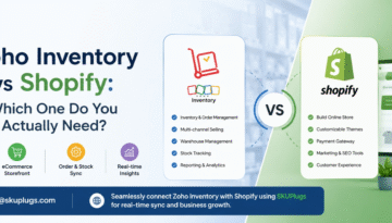 Zoho Inventory vs Shopify