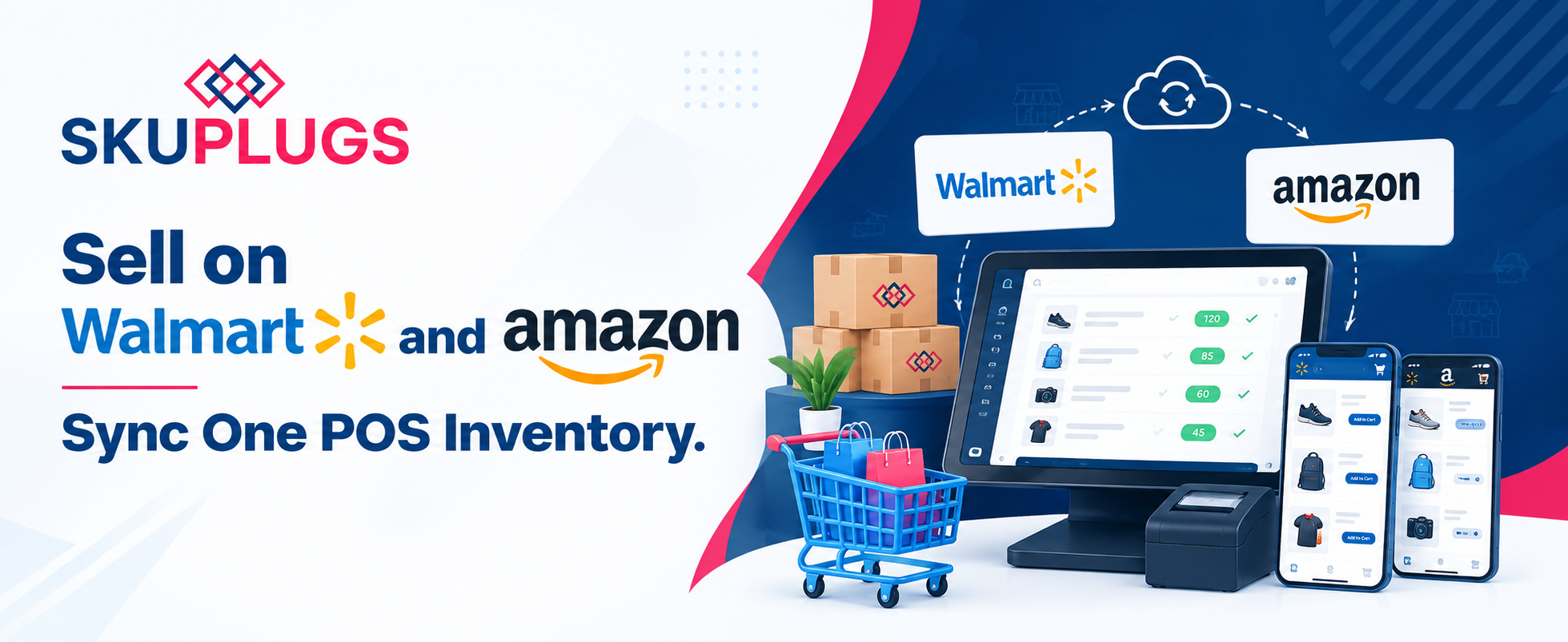 Sell on Walmart and Amazon